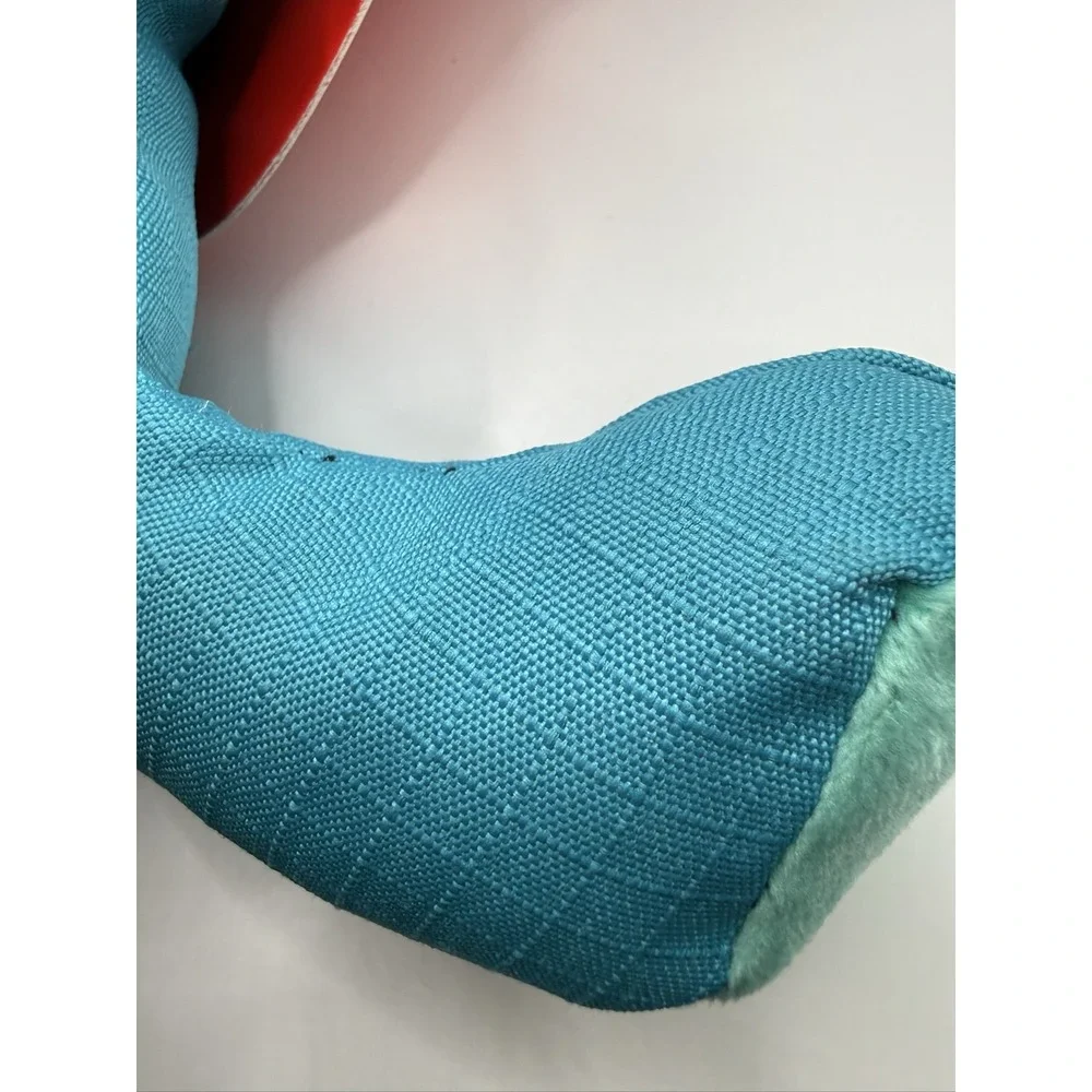 KONG Cozie Ultra Lucky Lion Dog Toy Large Ultra-Tex Squeaker Blue ZYL14